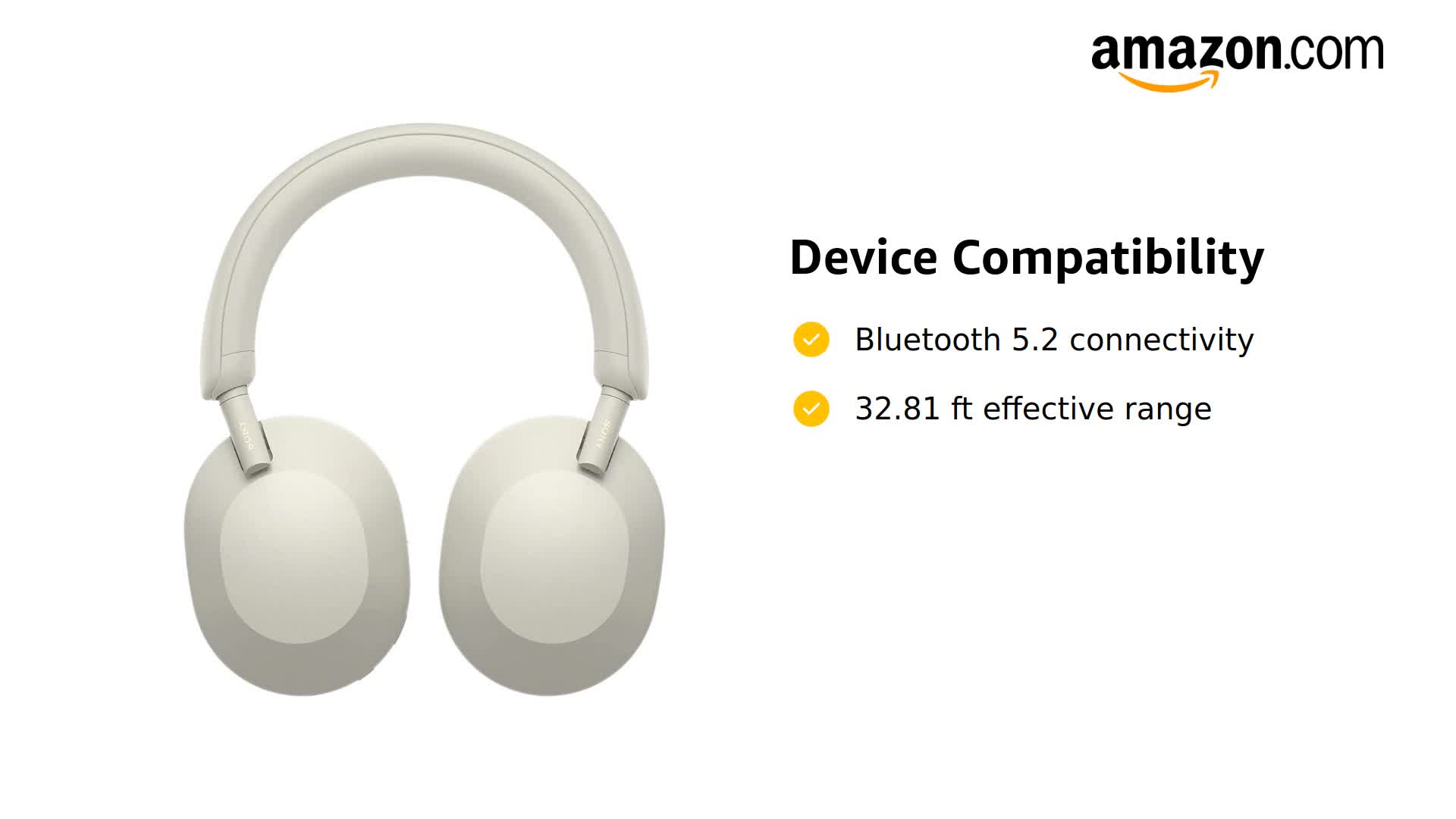 Watch Sony WH1000XM5 Wireless Noise Canceling Headphones on Amazon